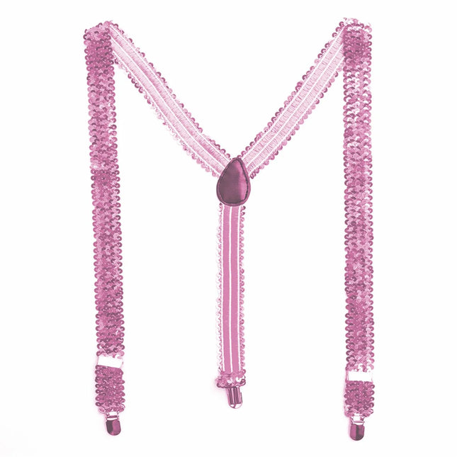 Tirantes con lentejuelas de neón de 2,5 cm