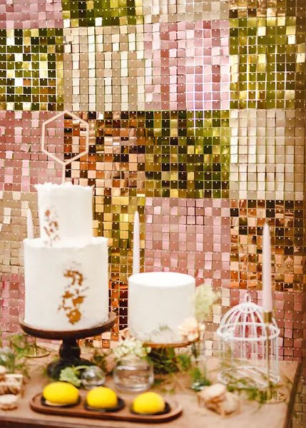 Rose Gouden Deurgordijn 30cm van Partydeco koop je bij Partywinkel