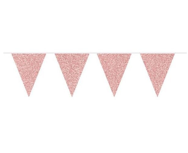 Rose Gouden Slingers Glitter 6m van WeFiesta koop je bij Partywinkel