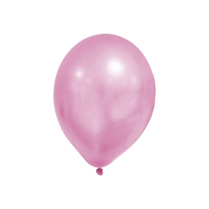 Roze Ballonnen Metallic Pastel Leeg 8st van Procos koop je bij Partywinkel