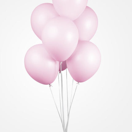 Roze Ballonnen Pastel Macaron 30cm 10st van WeFiesta koop je bij Partywinkel