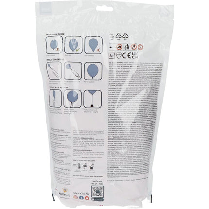 Roze Ballonnen Rosey Pink 33cm 100st van Folat koop je bij Partywinkel