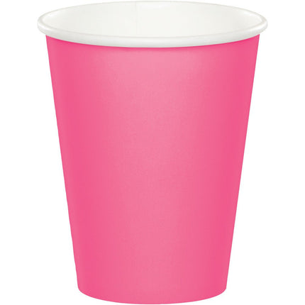 Roze Bekers 256ml 8st van Creative Converting koop je bij Partywinkel