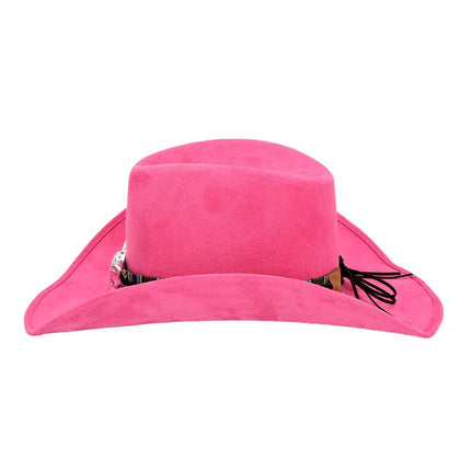 Roze Cowboy Hoed Luxe van Boland koop je bij Partywinkel