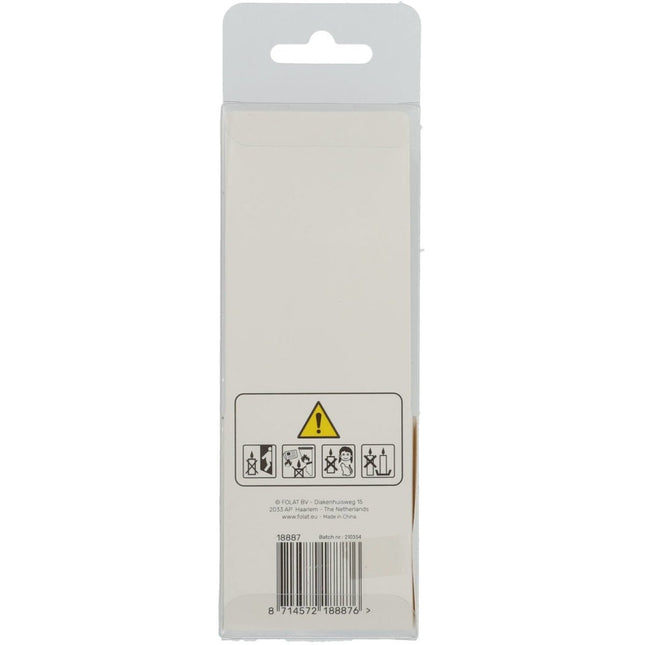 Roze Kaars 7 Jaar 5cm van Folat koop je bij Partywinkel