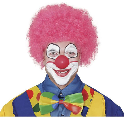 Roze Pruik Krullen van Fiestas Guirca koop je bij Partywinkel