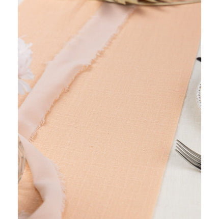 Roze Tafelloper Katoen 5m van CHAKS koop je bij Partywinkel