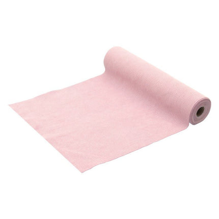 Roze Tafelloper Velvet 3m van CHAKS koop je bij Partywinkel