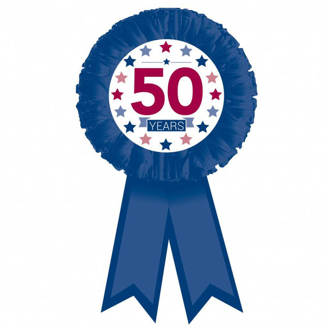 Rozet 50 Jaar van Haza Witbaard koop je bij Partywinkel