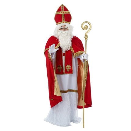 Disfraz de San Nicolás, 5 piezas, talla única