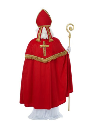 Disfraz de San Nicolás, 5 piezas, talla única