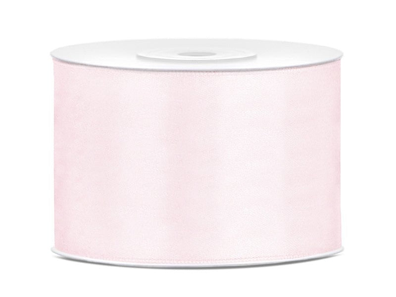 Satijn Lint Lichtroze Pastel 50mm 25m van Partydeco koop je bij Partywinkel