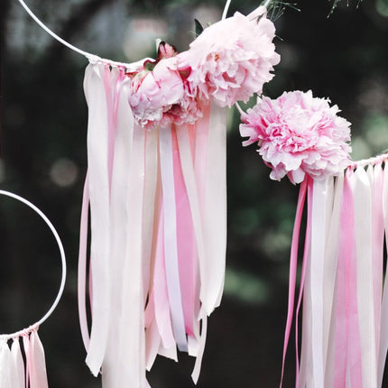 Satijn Lint Wit 6mm 25m van Partydeco koop je bij Partywinkel