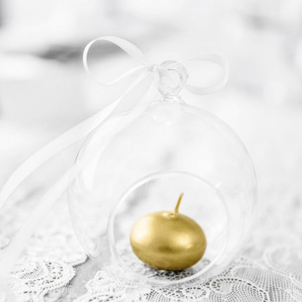 Satijn Lint Wit 6mm 25m van Partydeco koop je bij Partywinkel