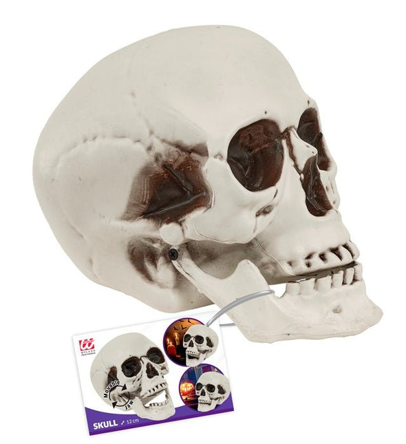 Schedel met Beweegbare Kaak 12cm van Widmann koop je bij Partywinkel