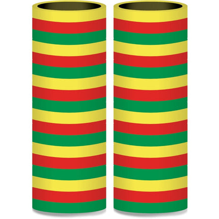 Serpentines Rood - Geel - Groen 4m - 2 stuks van Folat koop je bij Partywinkel