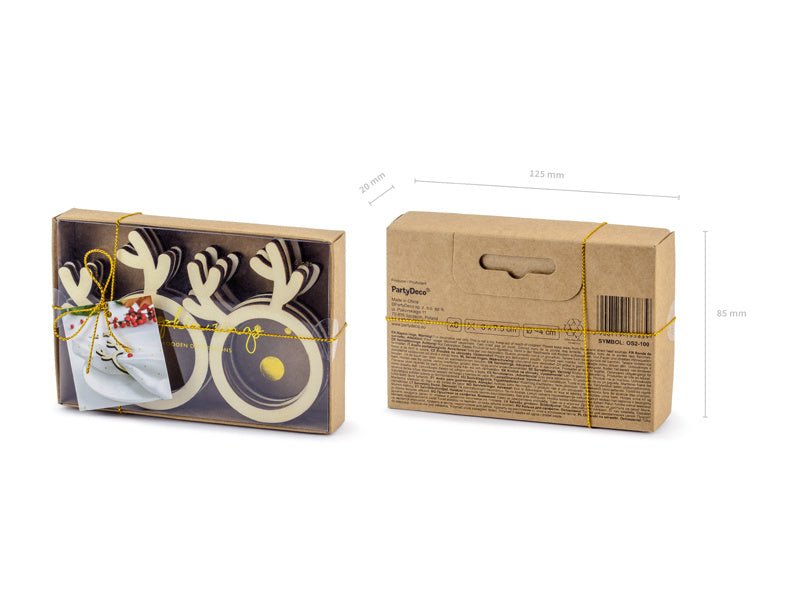 Servet Ringen 4cm 6st van Partydeco koop je bij Partywinkel