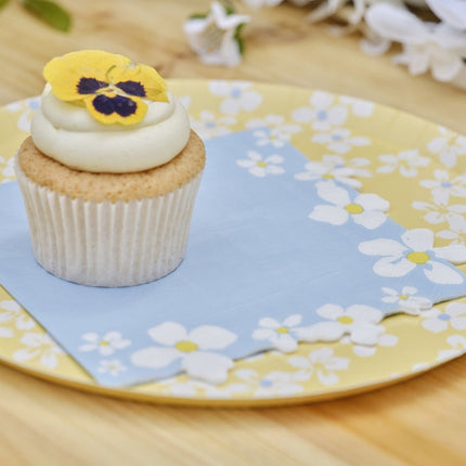 Servetten Bloemen 16cm 16st van Ginger Ray koop je bij Partywinkel