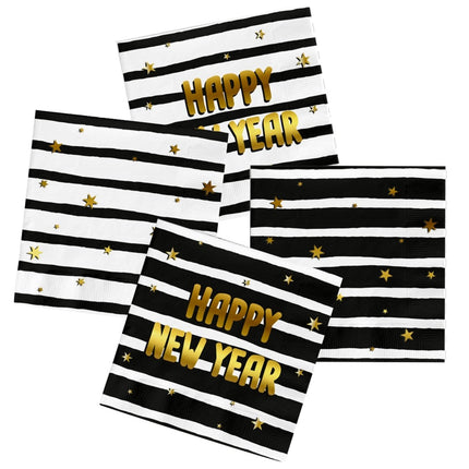 Servetten Happy New Year 33cm 20st van Folat koop je bij Partywinkel