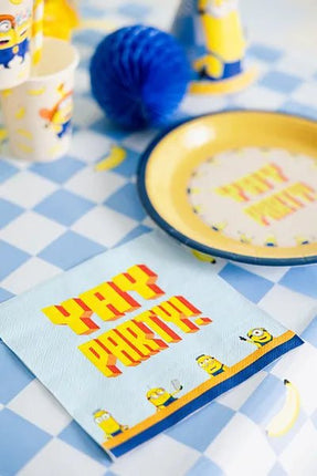 Servetten Minions, 33x33 cm van Partydeco koop je bij Partywinkel