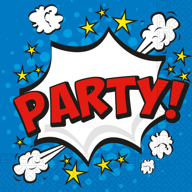 Servetten Party 33cm 20st van Procos koop je bij Partywinkel