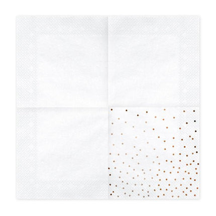 Servetten Stippen 33cm 20st van Partydeco koop je bij Partywinkel