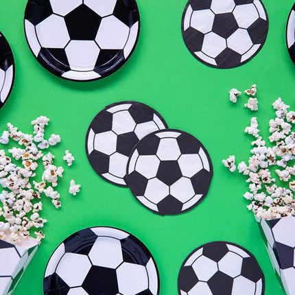 Servetten Voetbal 13,5cm 20st van Partydeco koop je bij Partywinkel