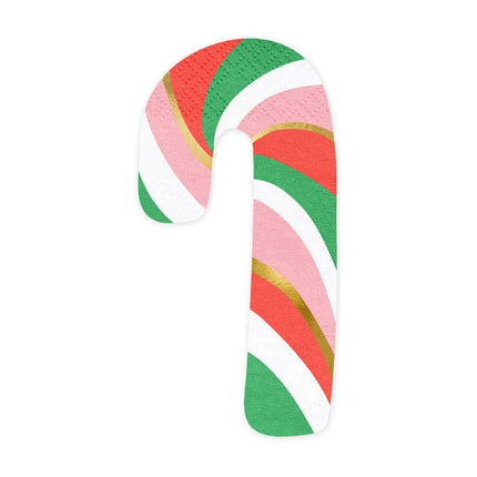 Servetten Zuurstok 15,5cm 20st van Partydeco koop je bij Partywinkel