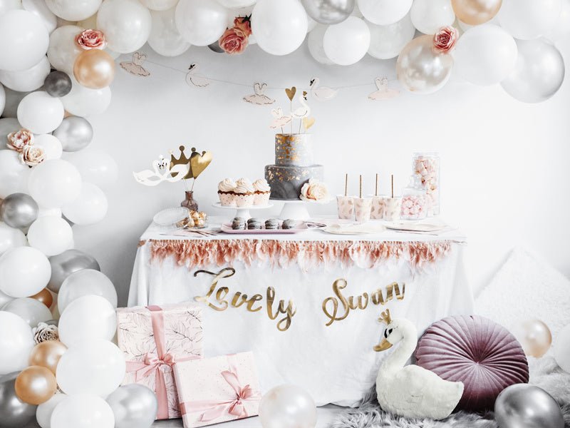 Servetten Zwaan 33cm 20st van Partydeco koop je bij Partywinkel