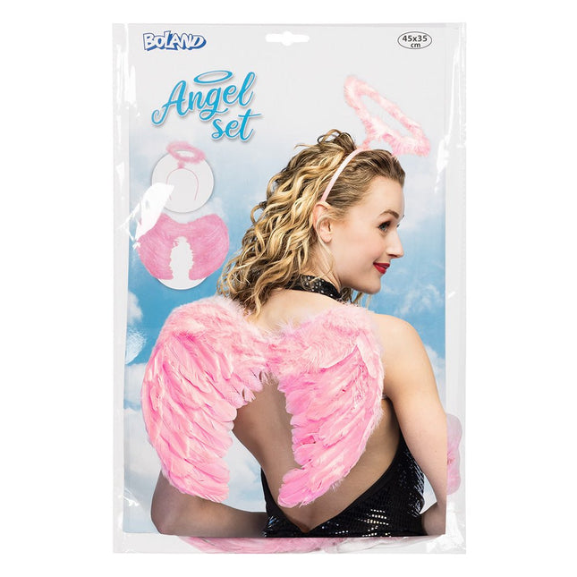 Set Engel promo lichtroze van Boland koop je bij Partywinkel