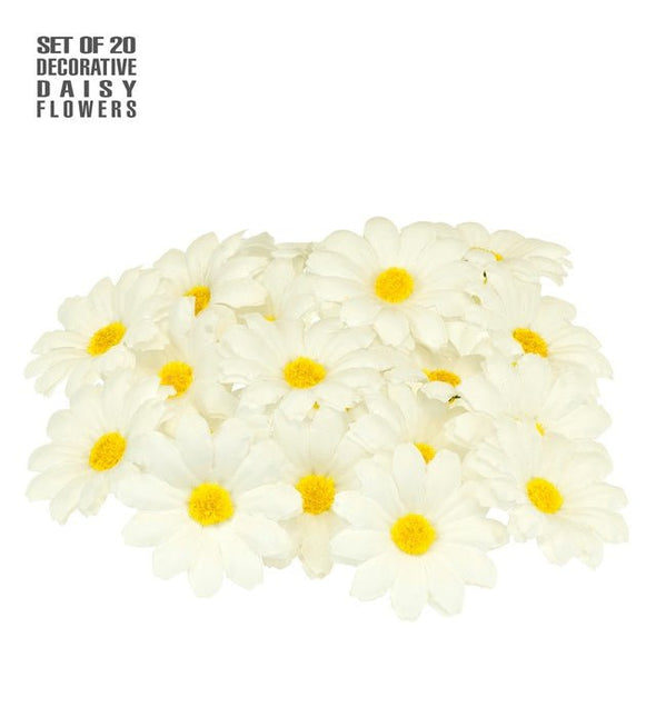 Set Van 20 Decoratieve Madeliefjes van Widmann koop je bij Partywinkel