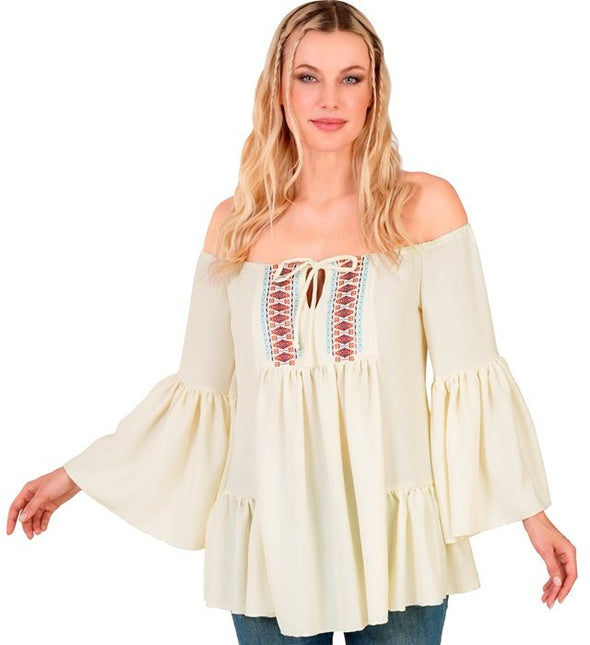 Shirt Hippie / Plattelands Dames van Widmann koop je bij Partywinkel