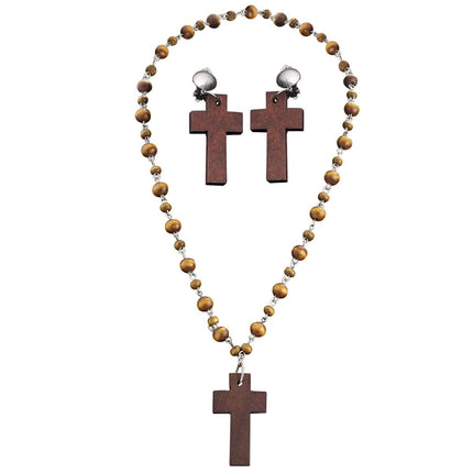 Sieraden Set Kruis van Widmann koop je bij Partywinkel