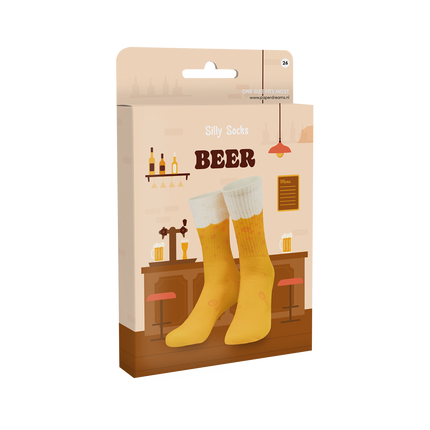 Calcetines divertidos de cerveza
