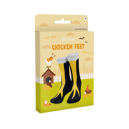 Calcetines divertidos con patas de pollo