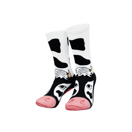 Calcetines divertidos con vacas