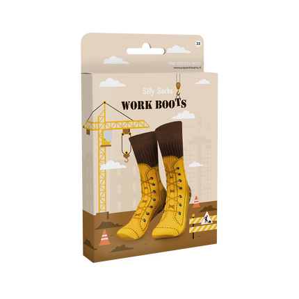 Calcetines divertidos para zapatos de trabajo