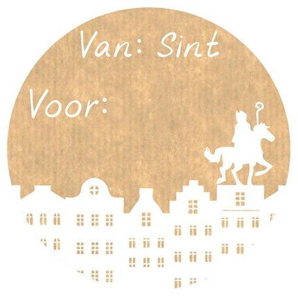 Sinterklaas Etiketten 250st - Partywinkel - 8711319720559