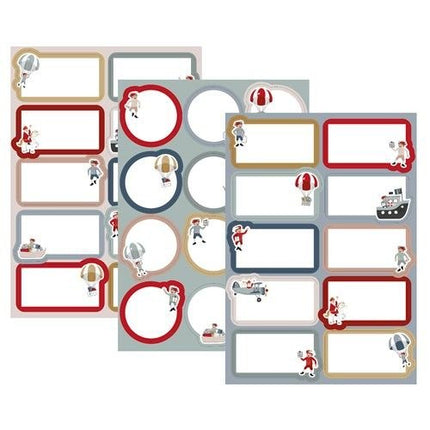 Sinterklaas Etiketten 3st van Haza Witbaard koop je bij Partywinkel