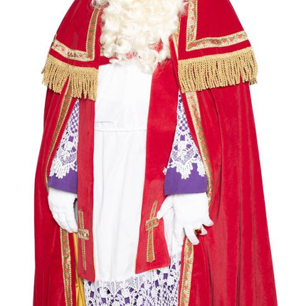 Sinterklaaspak Compleet Fluweel 4 delig van Haza Witbaard koop je bij Partywinkel