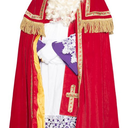 Sinterklaaspak Compleet Fluweel 4 delig van Haza Witbaard koop je bij Partywinkel