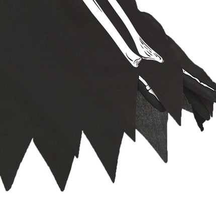 Skelet Halloween Poncho Dames van Fiestas Guirca koop je bij Partywinkel