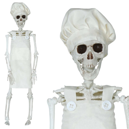 Skelet Hangdecoratie Chef 40cm van Fiestas Guirca koop je bij Partywinkel