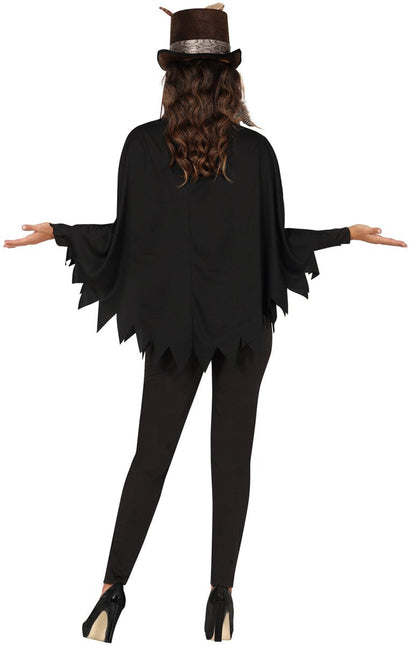 Skelet Poncho Zwart van Fiestas Guirca koop je bij Partywinkel