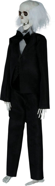 Skelet Pop Professor Met Pak 40cm van Fiestas Guirca koop je bij Partywinkel