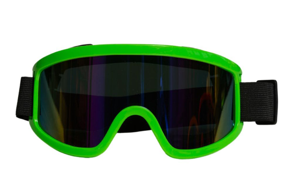 Ski Bril Groen van Partychimp koop je bij Partywinkel