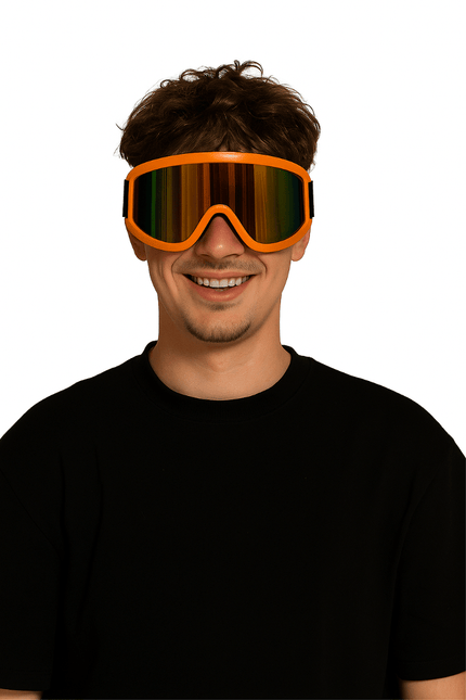 Skibril Oranje van Partychimp koop je bij Partywinkel