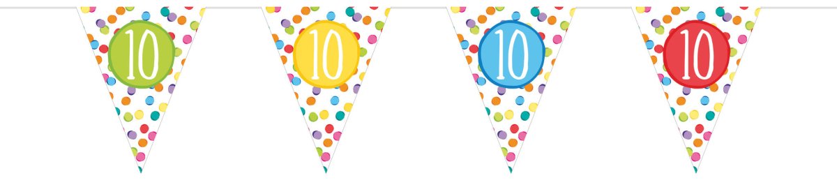 Slinger 10 Jaar Gekleurd 6m van Haza Witbaard koop je bij Partywinkel