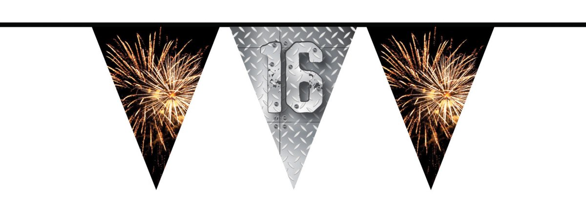 Slinger 16 Jaar 10m van Haza Witbaard koop je bij Partywinkel