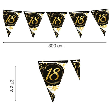 Slinger 18 Jaar Papier 3m van Fiestas Guirca koop je bij Partywinkel